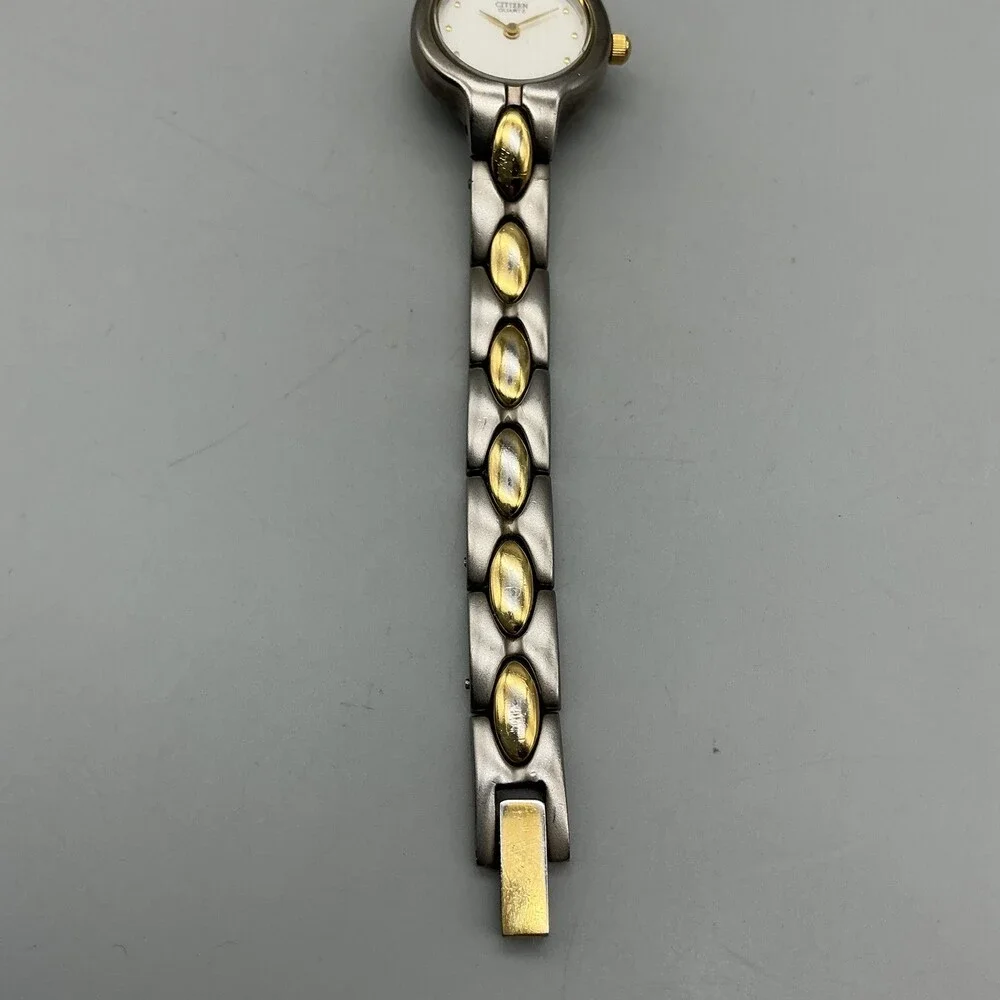 Citizen Womens Watch 20mm White Dial Two Tone 5920-K17527 New Battery 5.75